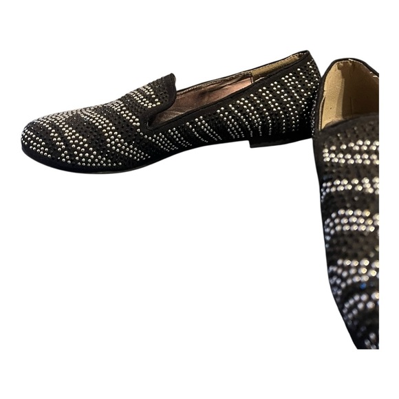 Wanted Black Rhinestone Loafers – Size 10 - Picture 8 of 10